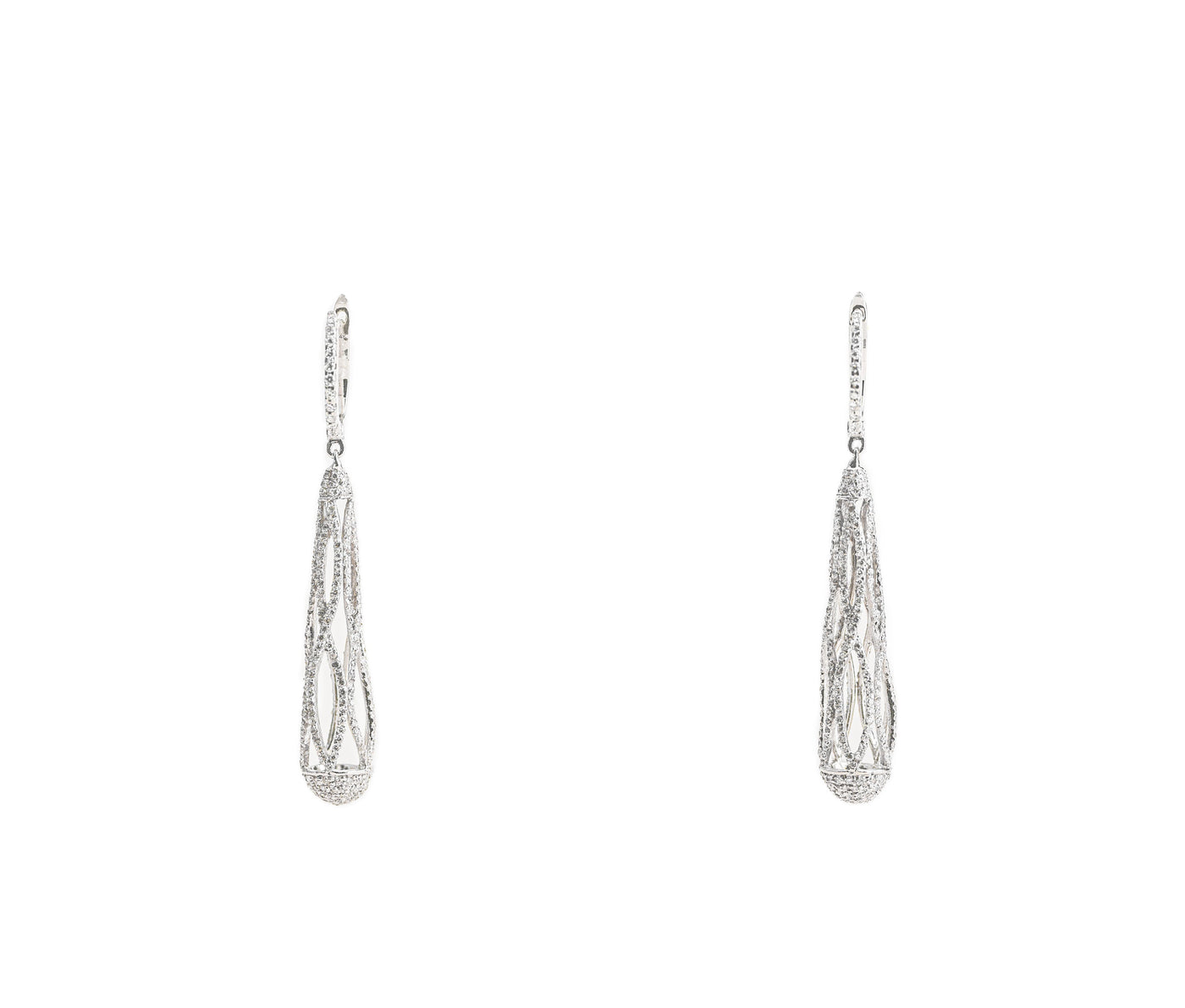 Long Open Drop Earrings