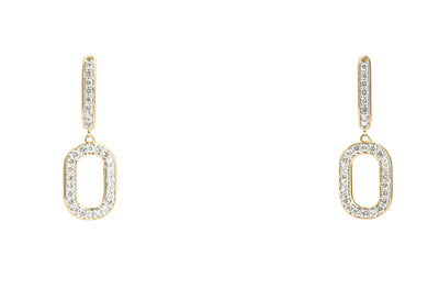 "O" Diamond Earrings