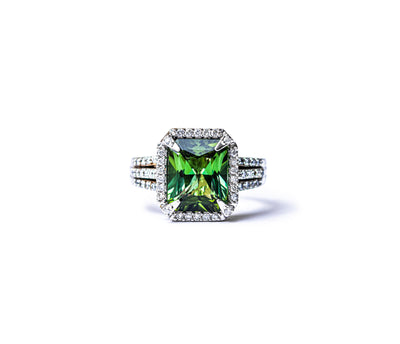 Green Tourmaline Ring