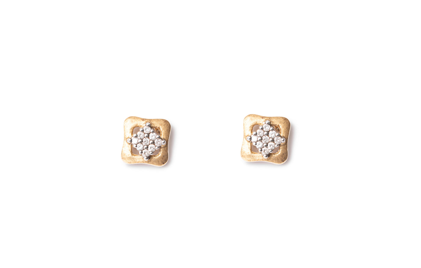 Window Diamond Earrings