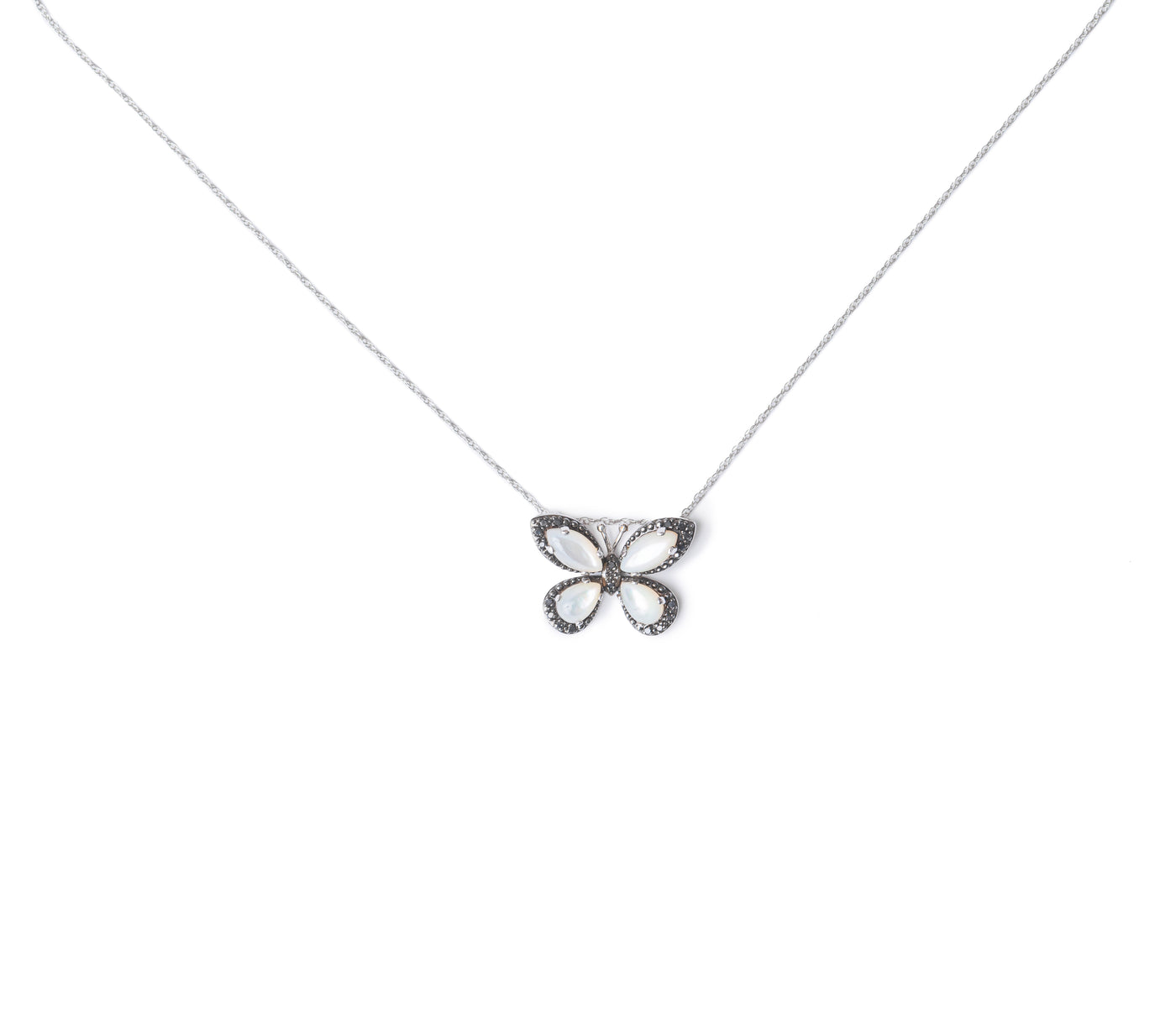 White Butterfly Pendant